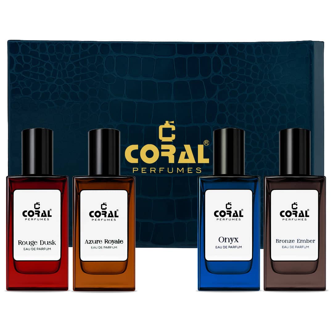 Coral Gift Set for Men – 4 x 30ml Eau de Parfum