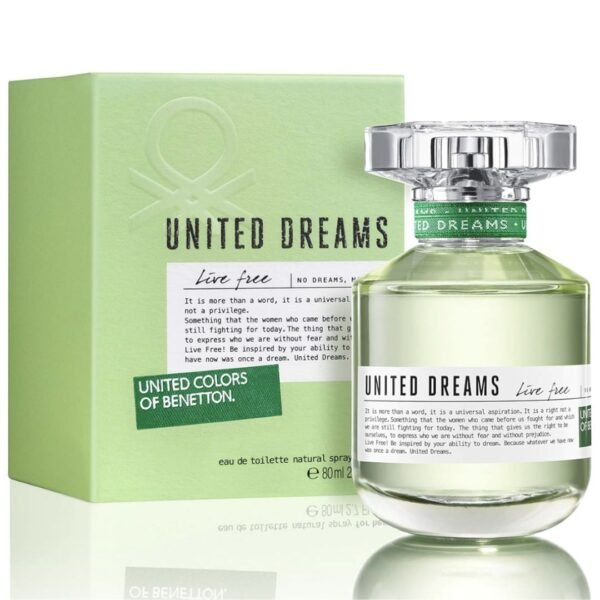 Benetton Dreams Live Free Eau De Toilette 80Ml