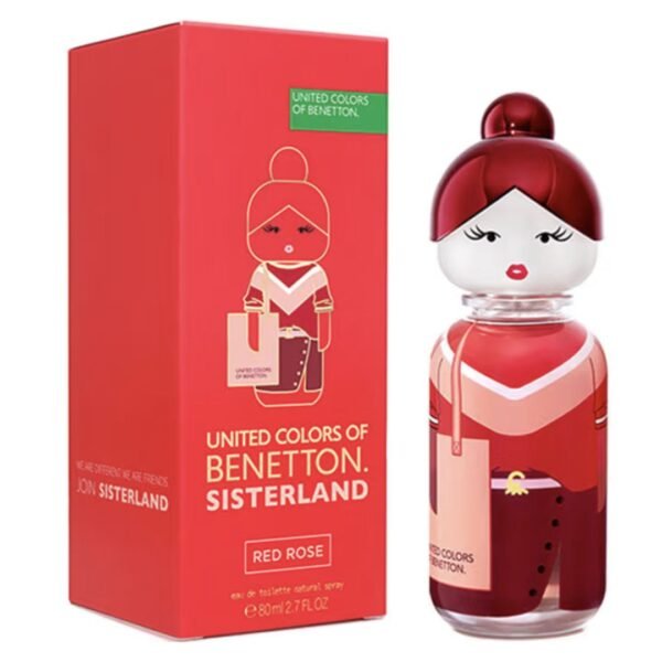 Benetton Sisterland Red Rose Eau De Toilette 80Ml